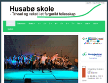 Tablet Screenshot of husabo.eigersundskolen.no